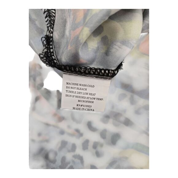 BASSIRI MEN'S CASUAL ABSTRACT SHORT SLEEVE SHIRT.ROYAL RED GOLD NAVY WHITE. 1033 - Picture 6 of 6